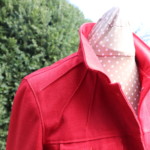 Détail col veste Pilar Détail col veste Pilar