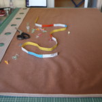 Le perçage rideaux pour installer les oeillets Le perçage rideaux pour installer les oeillets