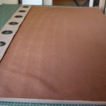 Le rideau avec les oeillets Le rideau avec les oeillets